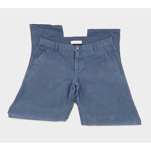 Everlane‎ Pants Mens 31 x 31 Washed Navy Uniform Chino Slim Work Pants - Picture 3 of 8